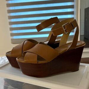MICHAEL Michael Kors Tan Platform Sandals